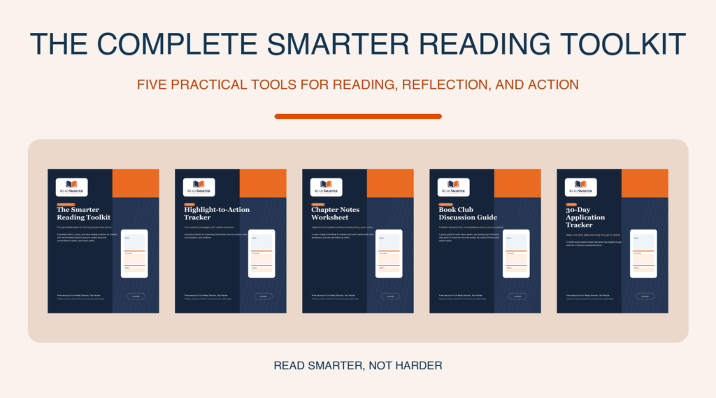 Complete Smarter Reading Toolkit bundle containing five printable resources